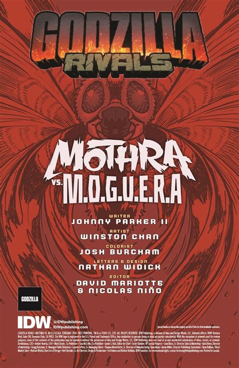 Gocollect Blog Comiclist Previews Godzilla Rivals Mothra Vs M O G