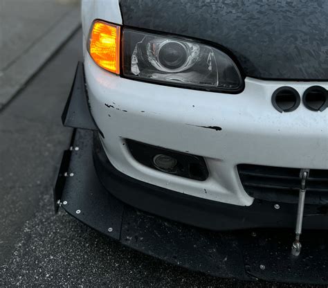 Epsilon Front Splitter Honda Civic Eg 1992 1995 Epsilon Aerodynamics