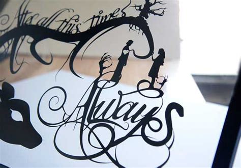 “Always” Silhouette of Snape and Lily • For The Love of Harry