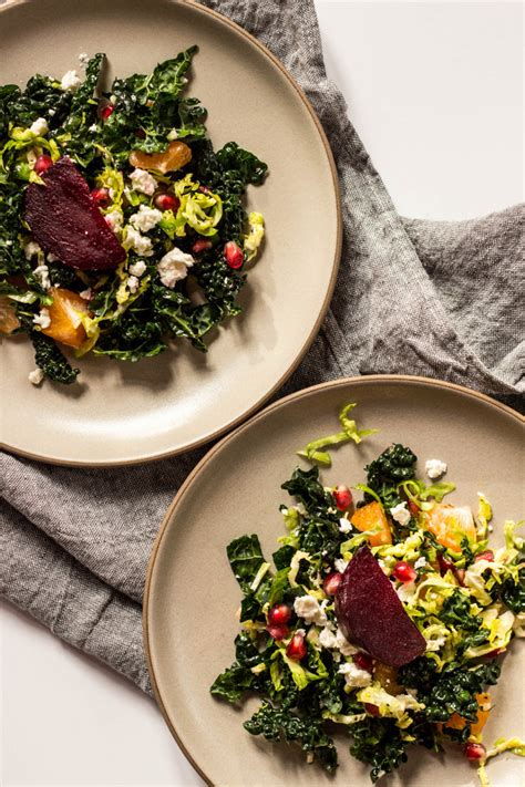 Shredded Kale Brussels Sprout Salad With Beets And Oranges — Local Haven