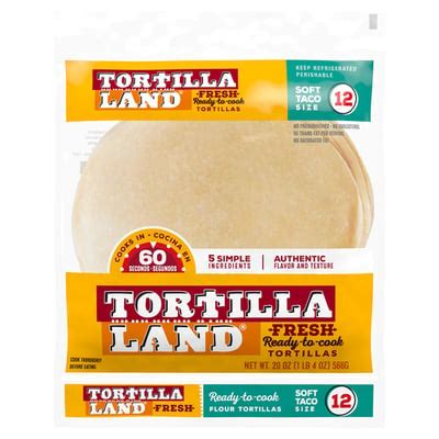 Tortilla Land Tortilla Land TortillaLand Uncooked Flour Tortillas