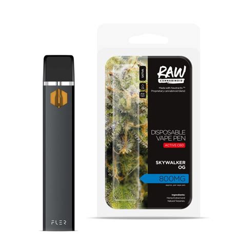 Skywalker Og Vape Pen Active Cbd Disposable Raw