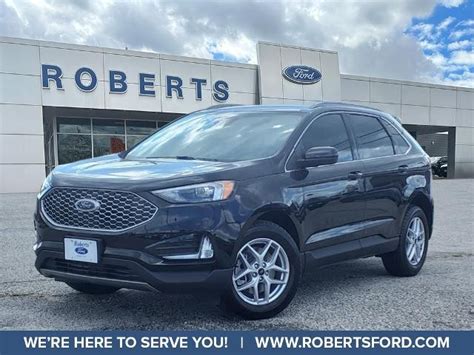 New 2024 Ford Edge SEL Sport Utility In Orange 8832 Roberts Ford