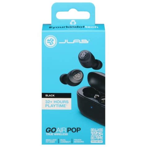 Jlab Audio Go Air Pop True Wireless Earbuds Black Ct Kroger