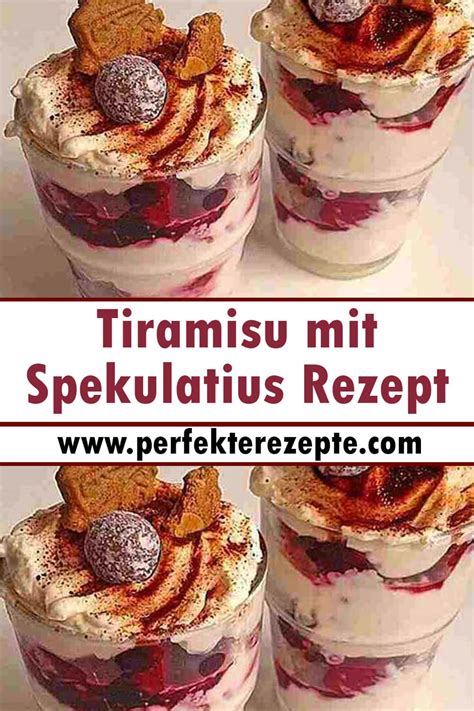 Tiramisu Mit Spekulatius Rezept Schnelle Und Einfache Rezepte