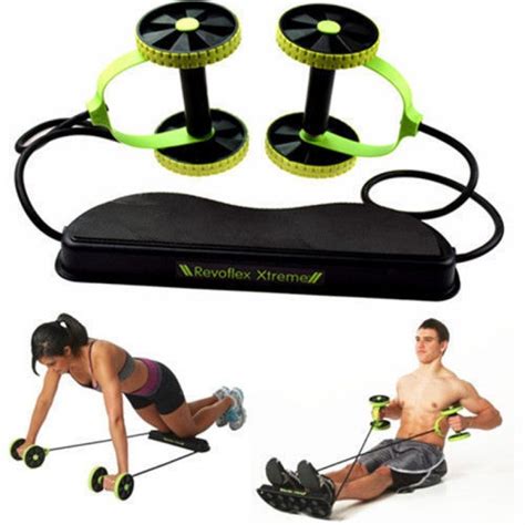 Elastico Roda Para Exercicio Abdominal Revoflex Aparelho Musculacao