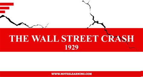 The Wall Street Crash of 1929 - Notes Learning