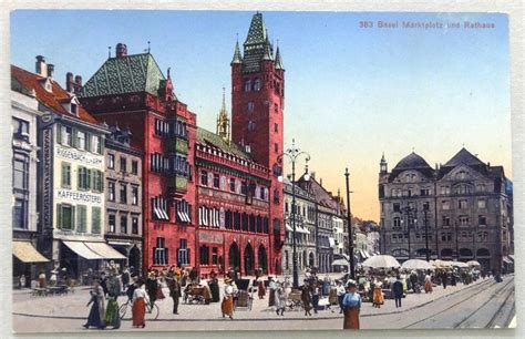 Basel Marktplatz Und Rathaus Kaufen Auf Ricardo