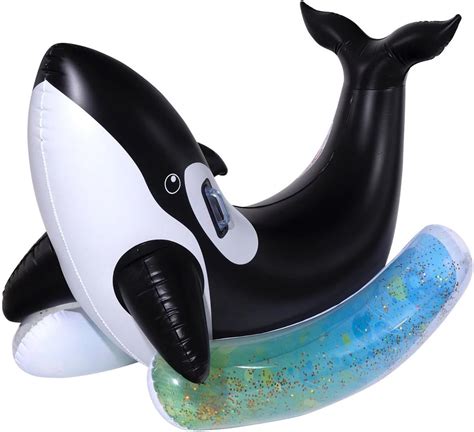 Swimline 90305 Orca Squirter Pool Inflatable Ride On Multi Toys And Games