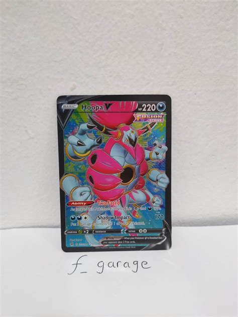 Jual Hoopa V Fusion Strike Full Art Hologram Pokemon Card Kartu Tcg