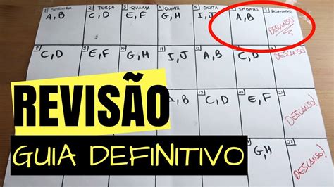 Como fazer REVISÕES para Concursos Passo a passo para um plano de