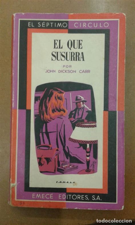 El Que Susurra Por John Dickson Ptimo Ci Comprar Libros De Terror Misterio Y Policíaco