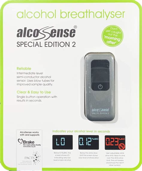 Alcosense Etilometro Special Edition Dispositivo Digitale Portatile