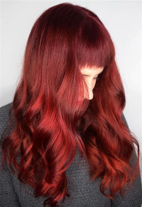 63 Hot Red Hair Color Shades to Dye for | Red hair color shades, Red ...