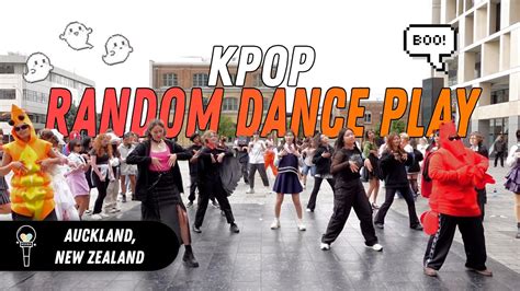 KPOP IN PUBLIC Random Dance Play Halloween Auckland New Zealand