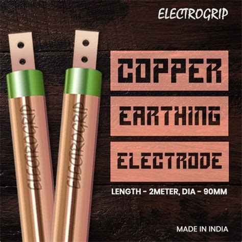 Electrogrip Mm Meter Pure Copper Earthing Electrode At Inr