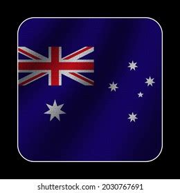 australia square flag fabric pattern texture stock illustration