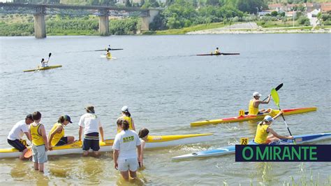 O MIRANTE Canoagem volta a ser relançada no rio Tejo em Abrantes