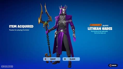 How To Get Lethean Hades Skin And Dark Transformation Emote Now Free In Fortnite Unlocked Hades