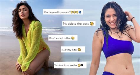Mrunal Thakur Bikini Photos ह तच सत आह क अभनतरच Bikini Photos पहन चहत खवळल