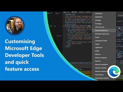 Customizing Microsoft Edge Developer Tools And Quick Feature Access