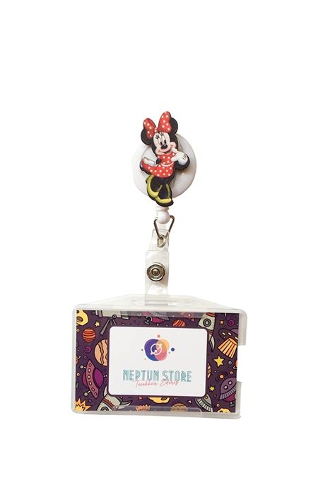 neptünstore Minnie Mouse Yoyo Kartlık Kart Asma Yoyosu Yaka Kartı