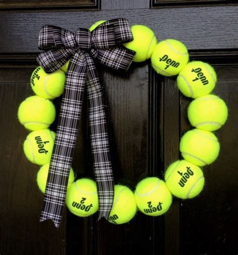 Tennis Ball Wreath Tennis Coach Pro Player By WreathUnique