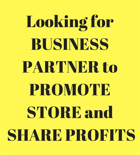 Looking for Business Partner marketer to promote organically eCommerce