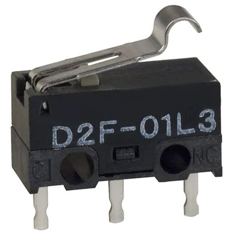 D2F01L3SIMULATEDROLLERLEV Omron Microinterruptor Palanca De Rodillo