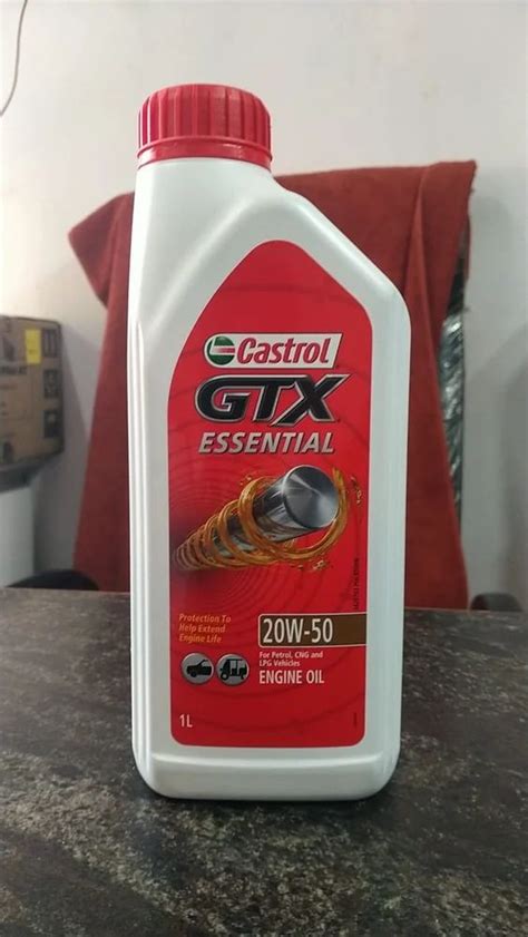 20W 50 Castrol GTX Engine Oil Unit Pack Size Bottle Of 1 Litre At Rs