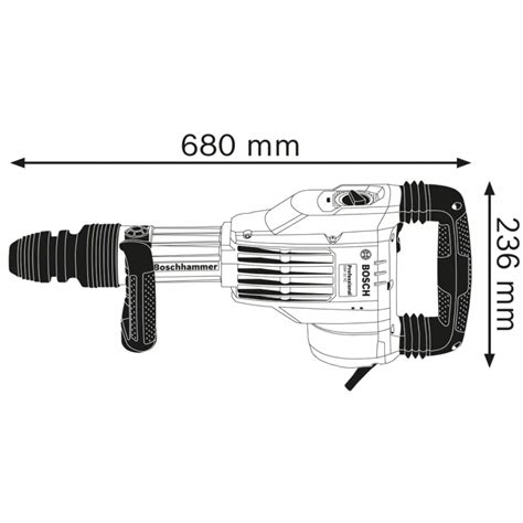 Bosch Professional Demolition Hammer With Sds Max Gsh Vc