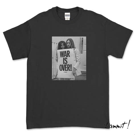 Jual John Lennon And Yoko Ono War Is Over Poster T Shirt Shopee Indonesia