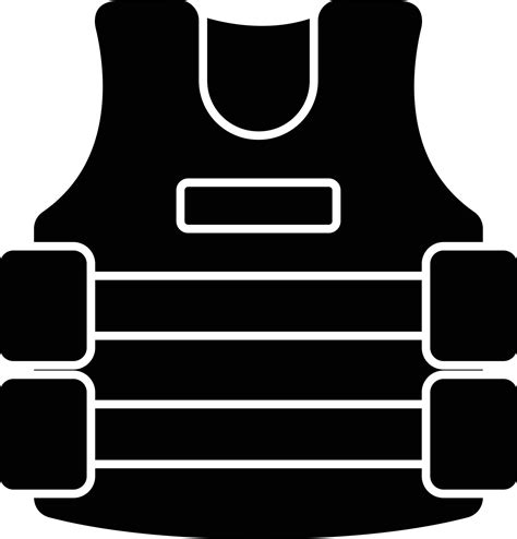 Vest Glyph Icon 14742756 Vector Art At Vecteezy