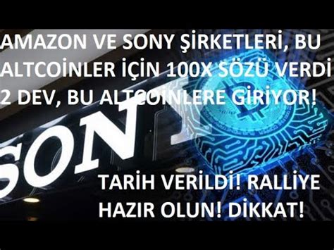 Amazon Ve Sony Bu Altco Nler N X S Z Verd D Nya Dev Bu