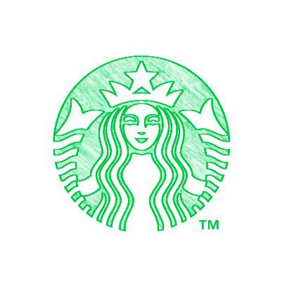 Starbucks Logo Sketch at PaintingValley.com | Explore collection of ...