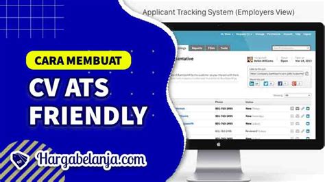 Cara Membuat Cv Ats Friendly Agar Lolos Screening Hrd Update