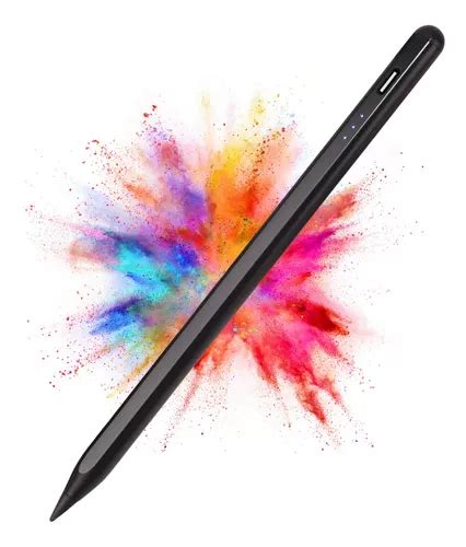 Lápiz Óptico Stylus Pluma Para iPad Y Universal Negro Meses sin interés