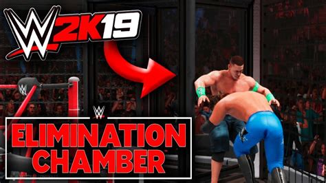 Asi Es La Elimination Chamber En Wwe 2k19 Youtube