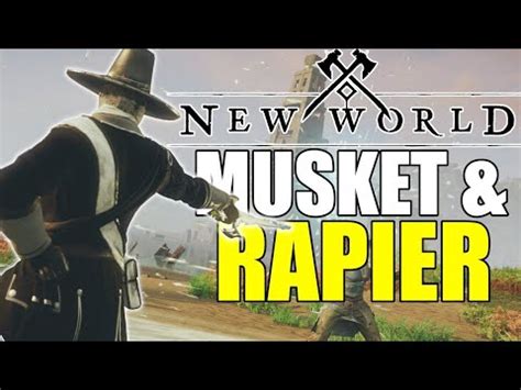 New World The Best Musket Rapier Pvp Build Youtube