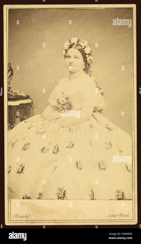 Mary Todd Lincoln 1818 1882 In Her Year As First Lady 1861