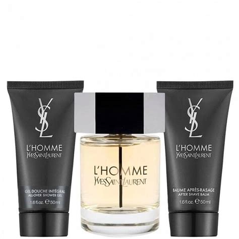 Yves Saint Laurent Lhomme Edt 100ml After Shave Balm 50ml Shower