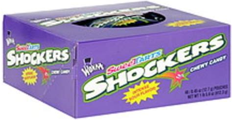 Shock Tarts Mini Chewy Candy - 24 ea, Nutrition Information | Innit