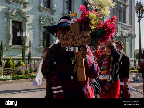 Guatemala City Guatemala City Guatemala 25th Feb 2024 Dozens Of