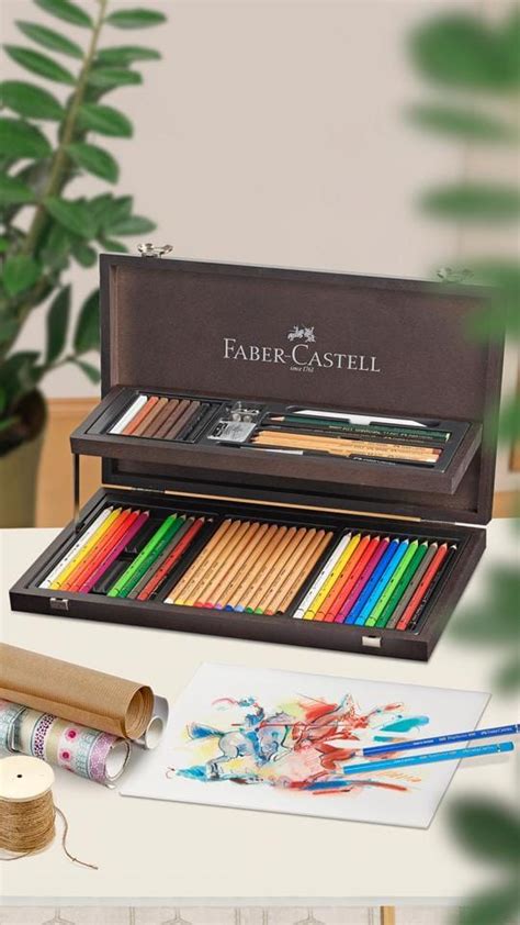 Faber Castell Kleurpotloden Art Graphic Compendium Mahoniebox Set