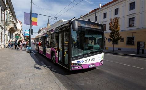 Ziua de Cluj Programul mijloacelor de transport în comun în