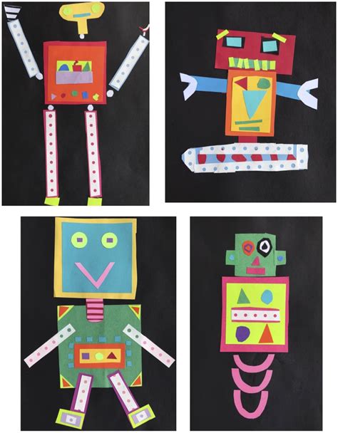 The Rolling Artroom: Shape Robots (1st-3rd Grade)