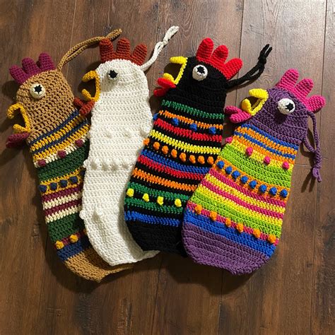 PATTERN ONLY: Chicken Bag-holder Pattern - Etsy