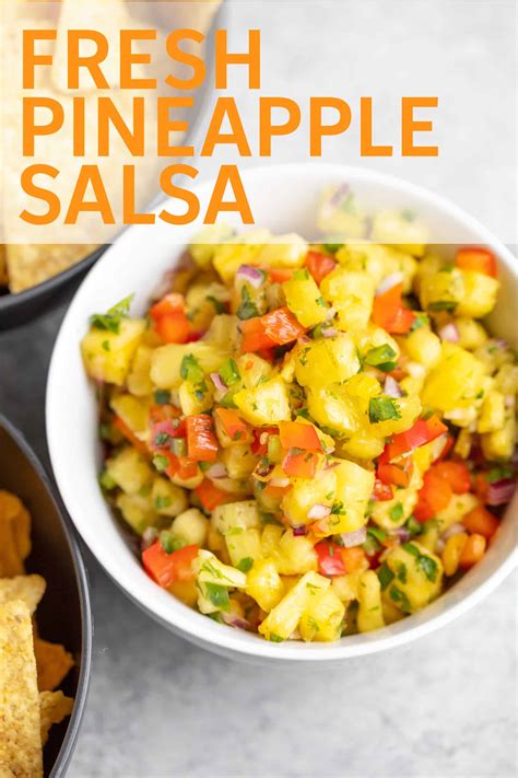 Fresh Pineapple Salsa Delish Knowledge