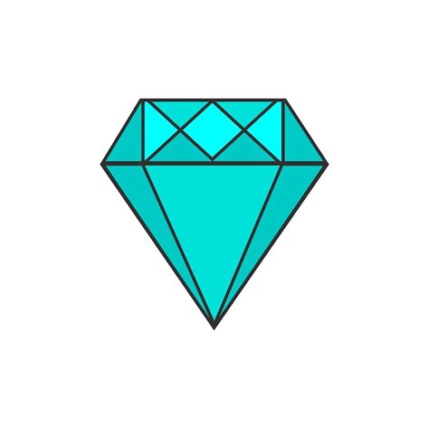 Premium Vector | Diamond logo blue diamond symbol jewelry shop sign