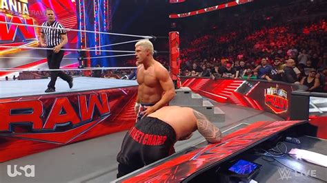 Cody Rhodes Vs Solo Sikoa 1 2 Wwe Raw 3 27 2023 Youtube